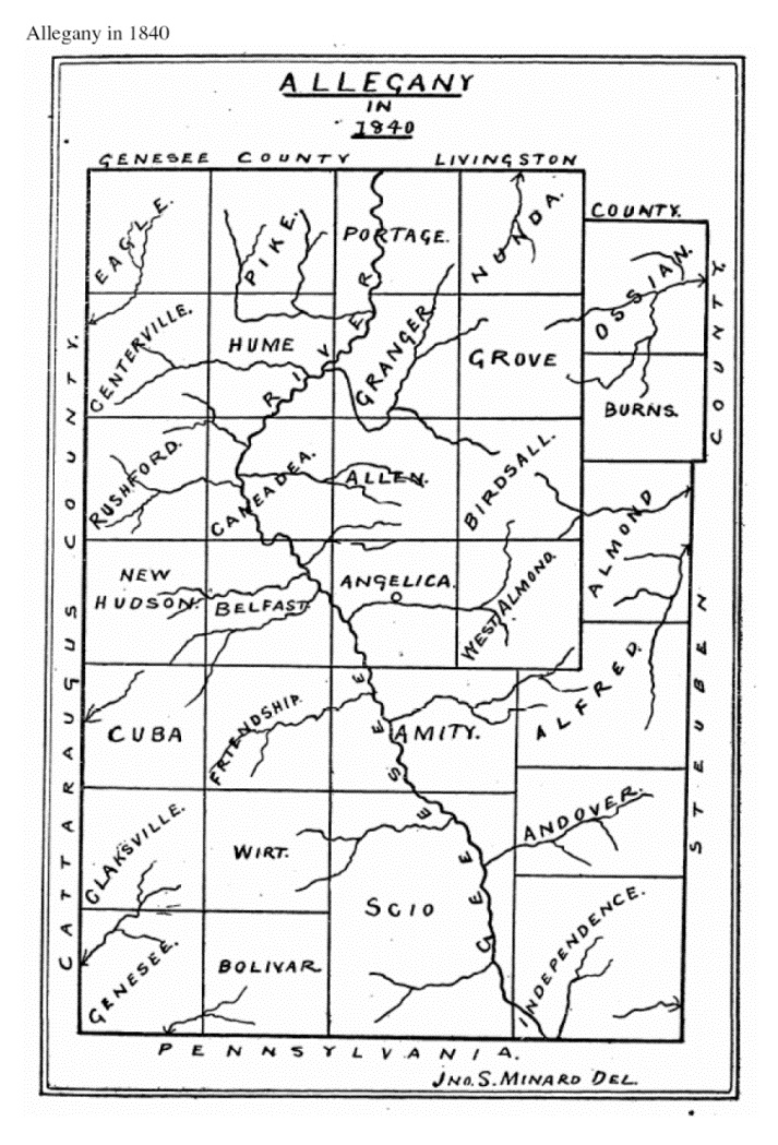 Allegany County in Maps A Timeline Through the Years